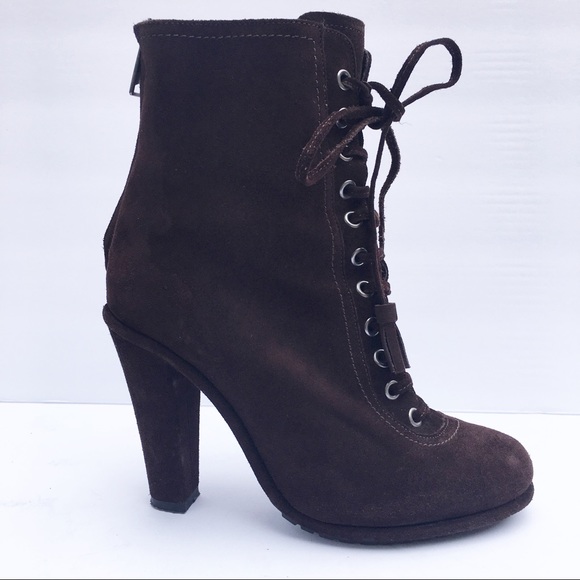 All Saints Shoes - All Saints Grimsby Dark Chocolate Women Booties